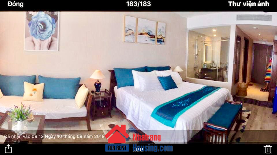 Panorama Nha Trang for rent | Studio, Seaview | 14 million